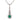 Art deco GIA 2.50 carat Colombian emerald diamond platinum necklace