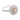Contemporary pink diamond 18K white and rose gold ring