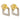 Cartier Aldo Cipullo 18k yellow and white gold bow earrings