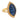 Vintage invisibly set sapphire diamond 18k yellow gold navette ring