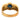 Vintage sapphire diamond 18k yellow gold ring