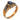 Vintage sapphire diamond 18k yellow gold ring