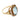Victorian 3.00 carat aquamarine 14k yellow gold ring