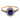 Victorian GIA no heat sapphire diamond 14k yellow gold and silver ring