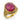 Retro 9.00 carat pink tourmaline 18k yellow gold ring Rings Jack Weir & Sons
