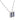 Art Deco sapphire diamond platinum necklace