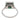 Art Deco style diamond emerald platinum ring