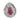 Vintage GIA 2.84 carat no heat pink sapphire diamond white gold ballerina ring