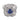 Vintage 1.35 carat sapphire diamond platinum ring pendant