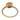 Vintage GIA 2.40 carat 14k yellow gold engagement ring