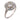 Art Deco style 0.97 carat diamond platinum cluster engagement ring