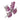 Retro 10.00 carat pink sapphire diamond 14k white gold brooch