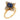 Vintage 2.50 carat sapphire diamond 18k yellow gold ring Rings Jack Weir & Sons
