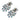 Vintage aquamarine diamond platinum chandelier drop earrings