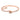 Victorian old European cut diamond 14k rose gold Toi et Moi bangle