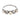 Art Deco pearl diamond platinum band ring