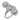Art Deco style 1.50 carat old European cut diamond platinum navette ring Rings Jack Weir & Sons