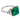 Vintage 4.81 carat emerald diamond 14k yellow gold platinum ring