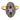 Edwardian diamond synthetic sapphire 18k yellow gold platinum navette ring