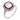 Art Deco style 1.24 carat diamond ruby platinum cluster engagement ring Rings Jack Weir & Sons