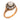 Victorian pearl diamond 18k yellow gold and silver cluster ring Rings UnoAErre