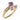 Retro amethyst diamond 14k yellow gold Toi Et Moi ring Rings Jack Weir & Sons