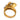 Vintage 2.00 carat sapphire diamond 18k yellow gold ring