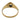 Art Deco diamond 14k yellow gold and platinum bezel set ring