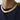 Vintage diamond 18k yellow gold flat choker necklace