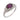 Art Deco 1.50 carat ruby diamond platinum engagement ring
