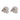 Vintage 4.00 carat diamond 18k white gold clover earrings