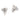 Vintage 4.00 carat diamond 18k white gold clover earrings