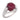 Art Deco 6.10 carat cabochon ruby platinum ring