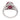 Art Deco 6.10 carat cabochon ruby platinum ring