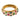 Vintage emerald ruby sapphire diamond 18k yellow gold pave ring
