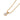 Contemporary diamond 14k yellow gold necklace