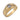 Vintage diamond 14k yellow gold bezel engagement ring