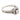Vintage 1.00 carat diamond 14k white gold engagement ring