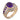 Vintage 2.70 carat amethyst diamond 14k yellow gold ring Rings Jack Weir & Sons
