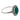 Art Deco style GIA 2.10 carat emerald diamond platinum ring