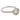 Contemporary GIA 2.18 carat fancy color diamond 18k white gold engagement ring