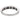 Vintage diamond 14k white gold half eternity band