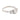 Mid Century GIA 1.12 carat diamond 18k white gold three stone ring