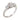 Mid Century GIA 1.12 carat diamond 18k white gold three stone ring Rings Jack Weir & Sons