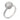 Contemporary GIA 1.06 carat diamond 18k white gold pave engagement ring Rings Jack Weir & Sons