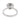 Contemporary GIA 1.06 carat diamond 18k white gold pave engagement ring Rings Jack Weir & Sons