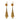 Victorian 21k yellow gold drop earrings Jack Weir & Sons