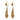 Victorian 21k yellow gold drop earrings Jack Weir & Sons
