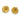 Vintage garnet seed pearl 14k yellow gold stud earrings Earrings Jack Weir & Sons