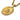 Victorian 18k yellow gold lyre necklace